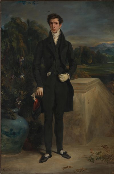 Portrait du baron Schwiter - Ferdinand Victor Eugene Delacroix